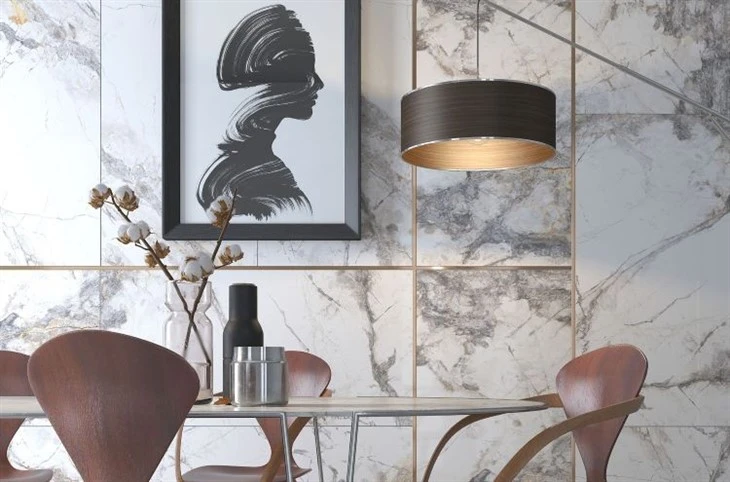 Invisible Grey Marble wall decor